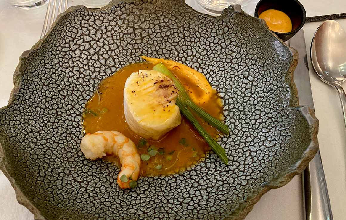 Cabillaud en bouillabaisse