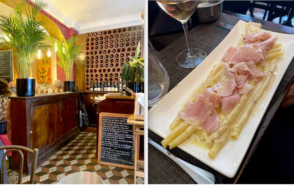 L'Adresse, le bar, gratin de macaronis et jambon Rostello