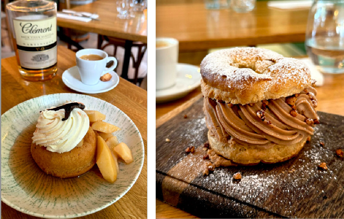 Baba au rhum et Paris-Brest