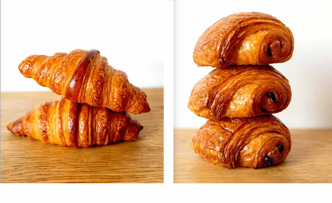 Tranché Croissants et Pain au chocolat