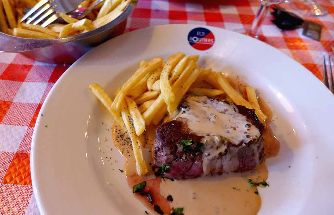 Restaurant Les Marches filet au poivre