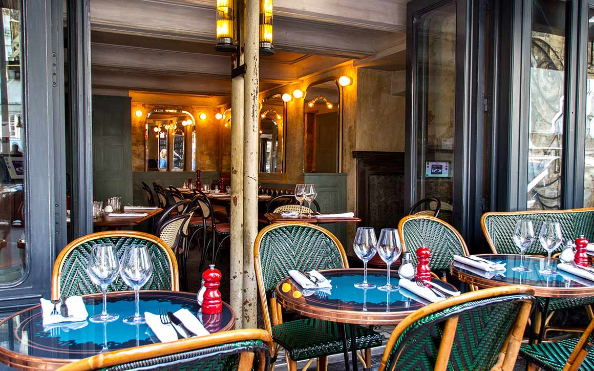 La Cave Drouot, vue sur le restaurant