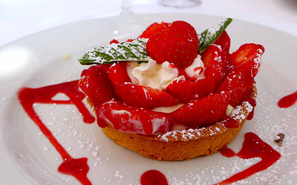 Restaurant Fellini, La tarte aux fraises