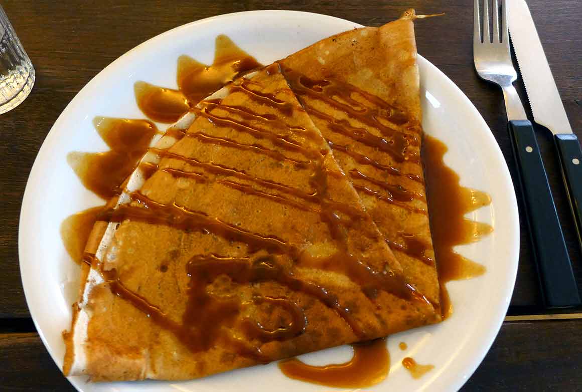 Crêperie Brutus, Crêpe au caramel et beurre salé