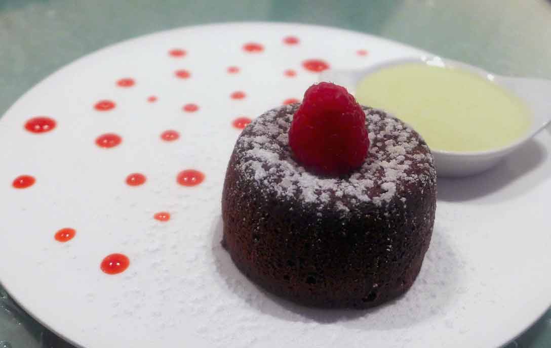 Restaurant Klay, fondant au chocolat