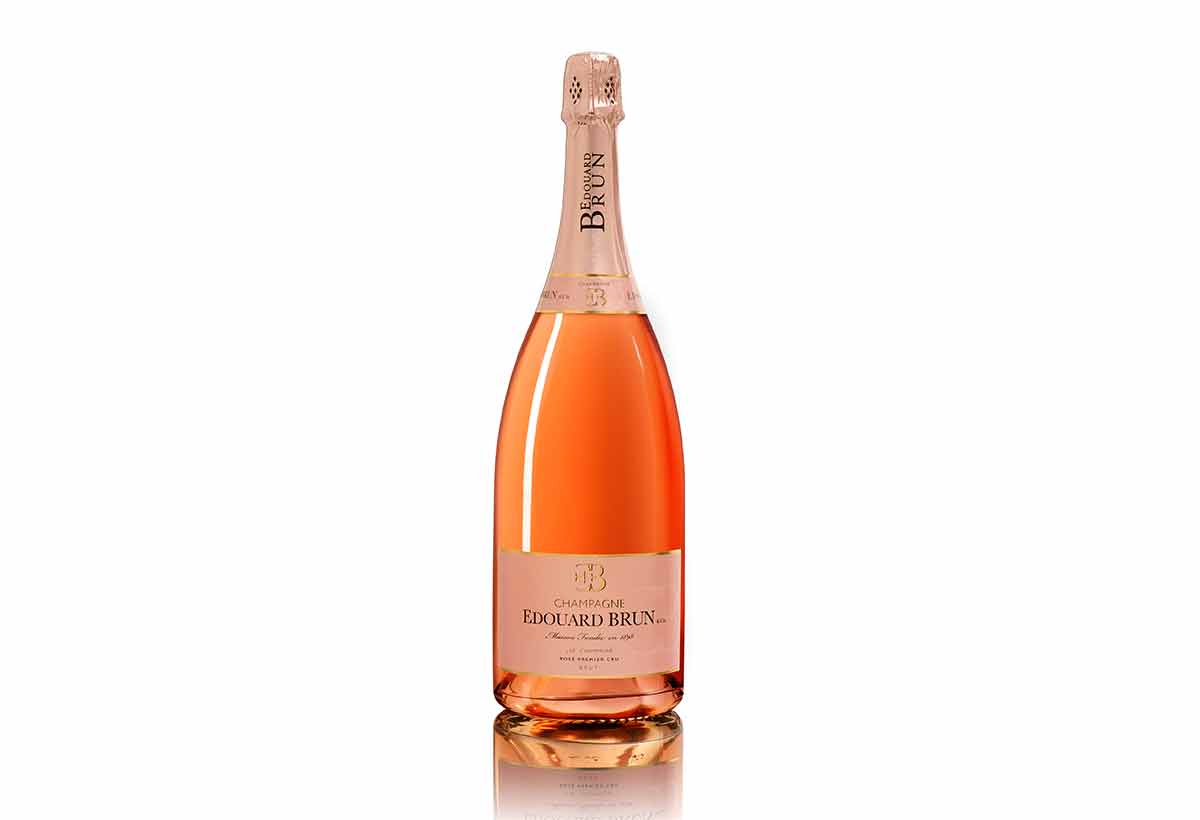 Champagne Edouard Brun rosé magnum