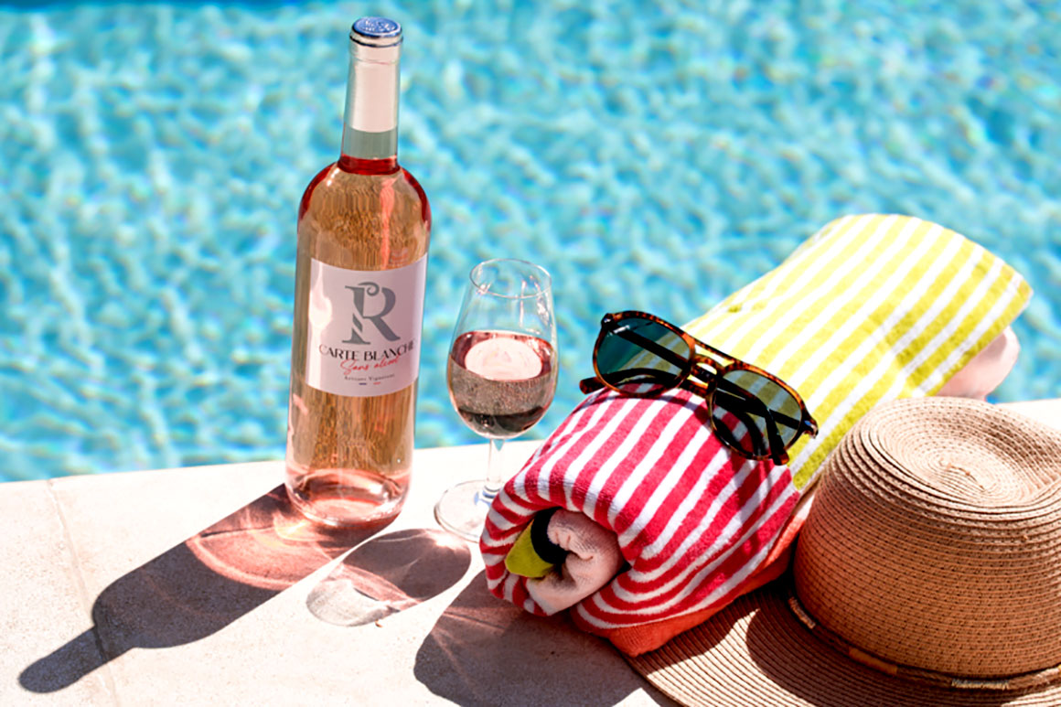 Rhonéa rosé Carte Blanche sans alcool